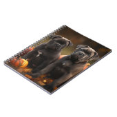 Carnet Cane Corso Chiot Automne Citrouille de plaisir (Côté gauche)