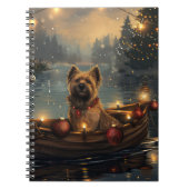 Carnet Cane Corso Noël Festive Voyage (Devant)