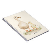Carnet Canetons bébé de maman jaune (Côté Droit)