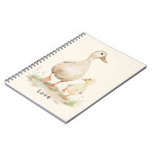 Carnet Canetons bébé de maman jaune (Côté gauche)