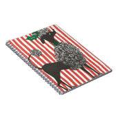 Carnet Caniche de Noël (Côté Droit)