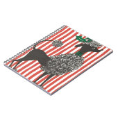 Carnet Caniche de Noël (Côté gauche)