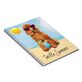 Carnet Caniche d'été (Côté Droit)