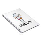 Carnet Canine Tooth Funky Dental Pun (Côté Droit)