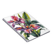 Carnet Canna - Fleurs aquarelle (Côté Droit)