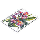 Carnet Canna - Fleurs aquarelle (Côté gauche)