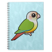 Carnet Cannelle Conure Vert-cheeked de Birdorable (Devant)
