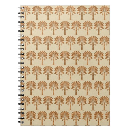Carnet Cannelle épice Moods Palm (Devant)