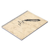 Carnet Cannette vintage de la plume de l'auteur (Côté gauche)