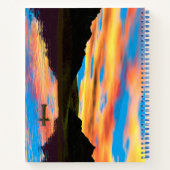 Carnet Canoë au coucher du soleil (Dos)