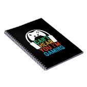 Carnet Can't Hear You I'm Gaming (Côté Droit)
