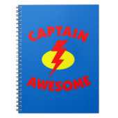 Carnet Capitaine Awesome (Devant)