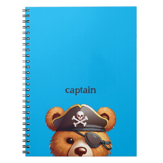 Carnet Capitaine Bear (Devant)