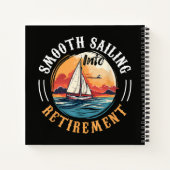 Carnet Capitaine navigation tranquille en retraite (Dos)