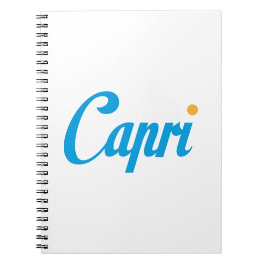 Carnet CAPRI Italie (Devant)