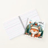 Carnet Caprice d'hiver – Renard au chapeau duveteux (Intérieur)