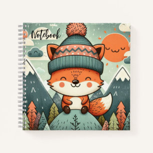 Carnet Caprice d'hiver – Renard au chapeau moelleux