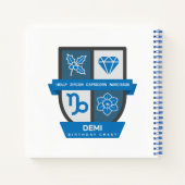 Carnet Capricorn Birthday Crest™ December 22-31 (Dos)