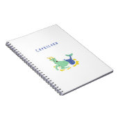 Carnet Capricorne blanc, zodiaque, impression d'étoiles (Côté Droit)