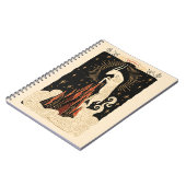 Carnet Capricorne Céleste Zodiaque Art (Côté gauche)