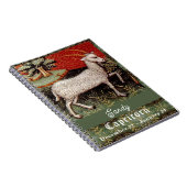 Carnet Capricorne chèvre signe Zodiac fête d'anniversaire (Côté Droit)