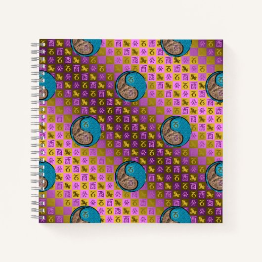 Carnet Capricorne & Coq d'Eau (Devant)