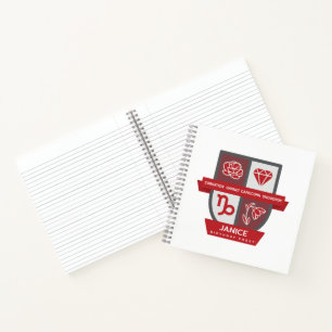 Carnet Capricorne Crest d'anniversaire™ pour le 1er-19 ja