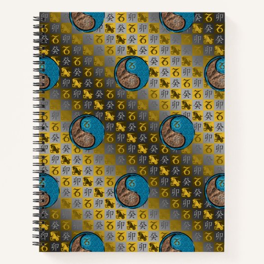 Carnet Capricorne & Lapin d'eau (Devant)