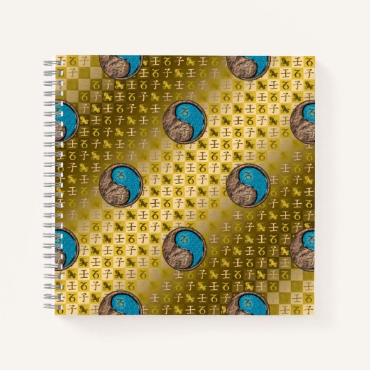 Carnet Capricorne & Rat d'eau (Devant)