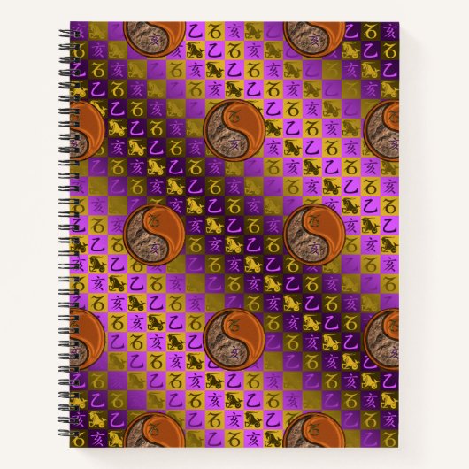 Carnet Capricorne & Sanglier de Bois (Devant)