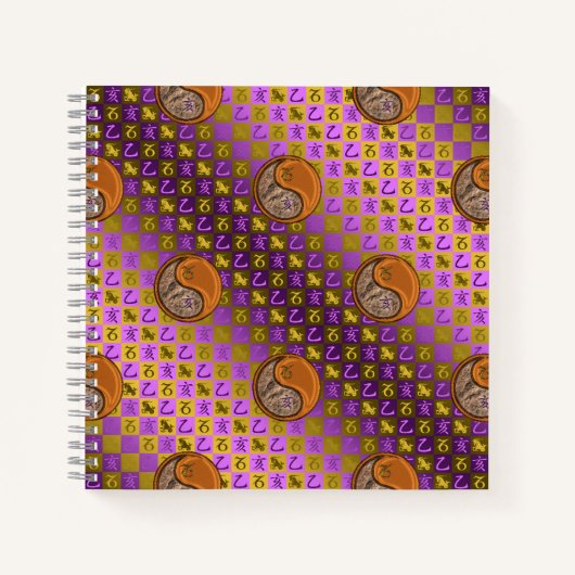 Carnet Capricorne & Sanglier de Bois (Devant)