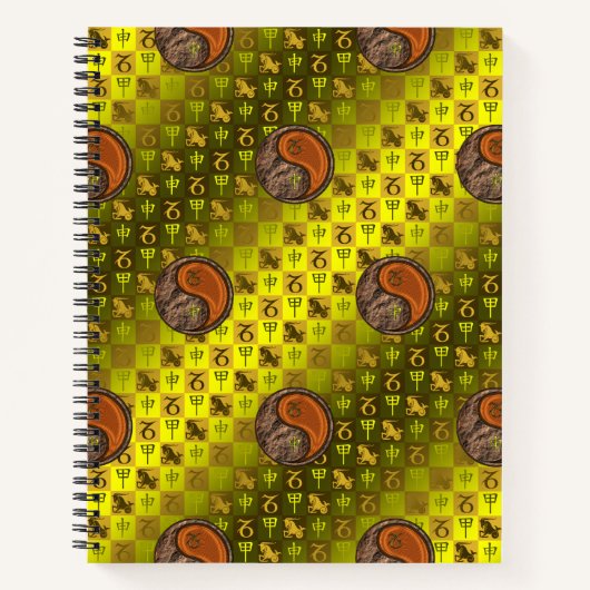 Carnet Capricorne & Singe de bois (Devant)