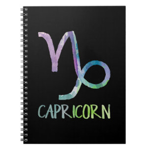 Carnet Capricorne Symbole Zodiaque Astrologie Chèvre de m