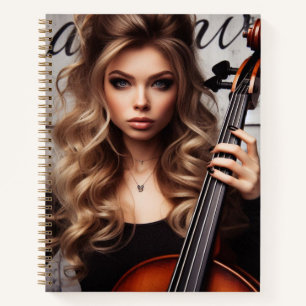 Carnet Capricorne Zodiac musicien basse