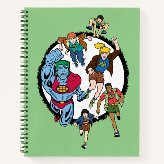 Carnet Captain Planet et les Planétètres Cercle Graphic (Devant)