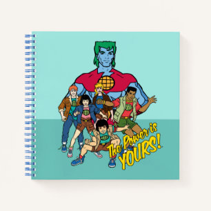 Carnet Captain Planet Group Graphic - La Puissance Est À