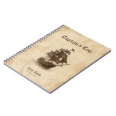 Carnet Captain's Log Notebook (Côté gauche)