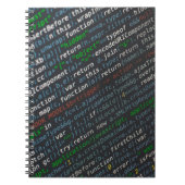 Carnet Capture d'écran des codes source (Devant)