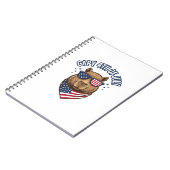 Carnet Capy 4 juillet Conception vectorielle de capybara (Côté gauche)