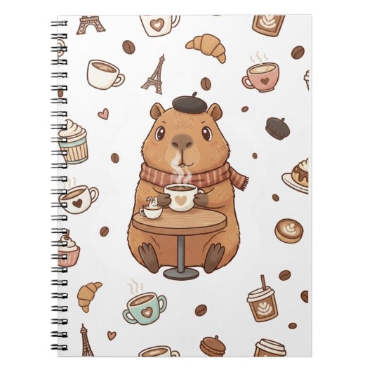 Carnet Capy-Paris: A Cozy Sip of Calm (Devant)