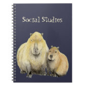 Carnet Capybara (Devant)