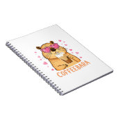 Carnet Capybara aime le café caféebara (Côté Droit)