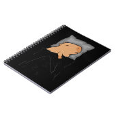Carnet Capybara Cadeau Femme Enfants Capybara Dormir Capy (Côté gauche)