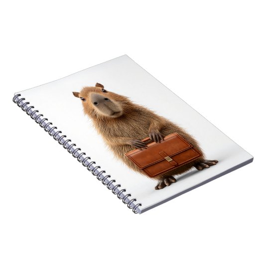 Carnet Capybara d'affaires avec Porte-documents (Côté Droit)