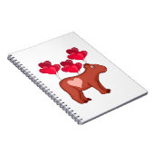 Carnet Capybara Hearts Love (Côté Droit)