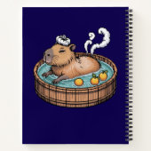 Carnet Capybara Pixel Art Zen Bain Chaud Cozy (Dos)