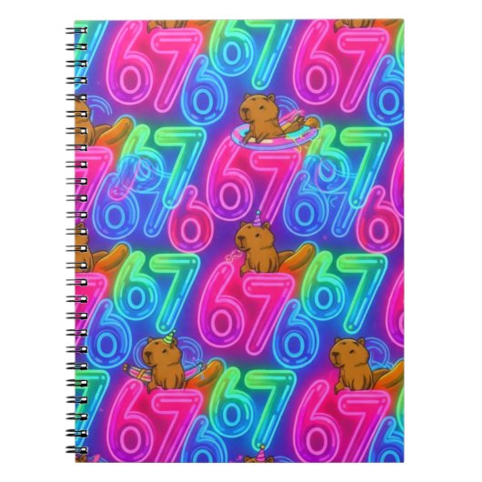 Carnet Capybaras avec 67 Notebook (Devant)