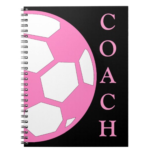 Carnet Car rose de ballon de football (Devant)