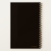 Carnet Caractère Adam noir Diamètre Burst Graphic (Verso)