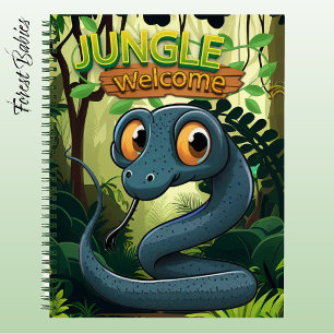 Carnet Caractère de serpent animal sauvage dessin animé g
